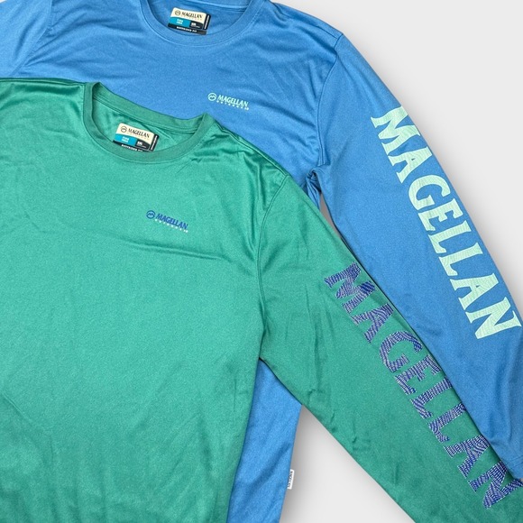 Magellan Shirt Womens 2XL Boyfriend Fit Long Sleeve Fishing Performance LOT OF 2 - Picture 1 of 15